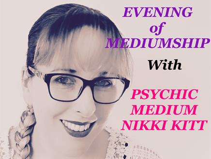 Evening of Mediumship with Nikki Kitt at Hanger Farm Arts Centre