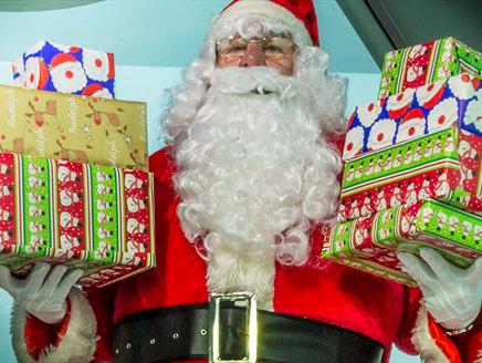 Father Christmas at the Spinnaker Tower