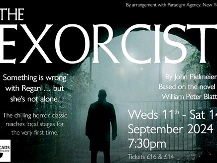 The Exorcist: A figure is silhouetted in a darkened archway.