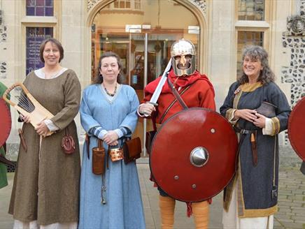 Anglo-Saxon Badge Making at Winchester City Museum