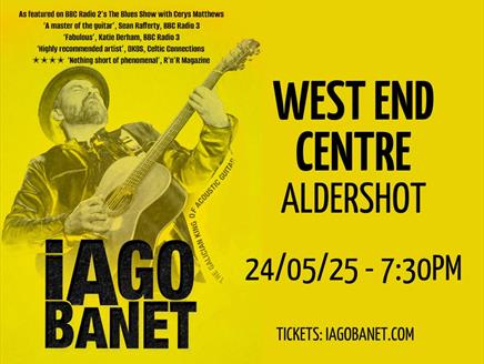 Iago Banet, 'The Galician King of Acoustic Guitar' at West End Centre