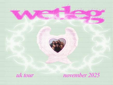 Wet Leg tour poster.