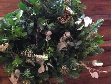 Christmas Wreath Workshop at West End Flower Farm