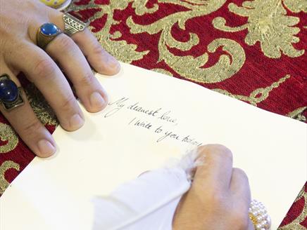 Tudors in Love: Calligraphy Crafts at The Mary Rose Museum