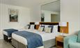 A family room at Langstone Quays Resort