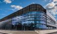 Exterior of Farnborough International Exhibition and Conference Centre