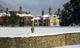 Gilbert White's House in the snow.