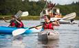 Family kayaking with New Forest Activities on the Beaulieu River