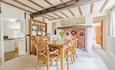 Dining room at Japonica Cottage