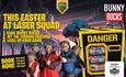 Poster for Easter at Families and Groups Laser Tag