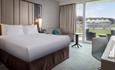 Room at the Hilton Southampton – Utilita Bowl overlooking the cricket pitch