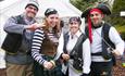 People dressed as pirates.