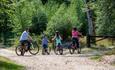 Plenty of family cycle friendly routes around the New Forest close to Sandy Balls