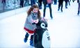 Young girl with her penguin skate aid - credit Ice Skate Portsmouth and Vernon Nash