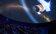 Inside the Planetarium at Winchester Science Centre and Planetarium