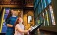 Interactive displays at Winchester Cathedral