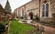 The gardens at Great Hall, Winchester