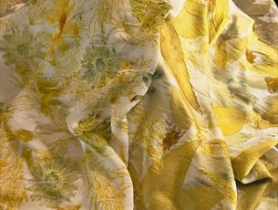 Botanical printing scarf