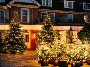 Champagne Christmas Dinner at Chewton Glen Hotel