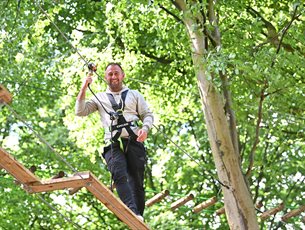 Dad at Go Ape