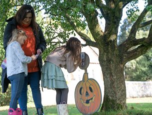 Family fun in the gardens at Hinton Ampner