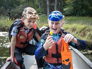 Canoe Halloween Treasure Hunt at New Forest Activities