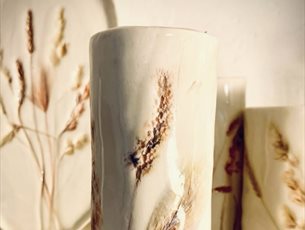 Summer Flower Vase and Dish at Sir Harold Hillier Gardens