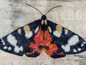 Textile butterfly