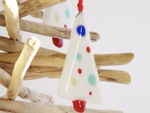 Fused glass decoration