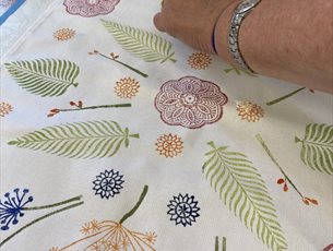 Woodblock printing workshop at Jane Austen's House