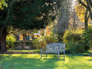 The garden at Jane Austen's House. Photo by Luke Shears