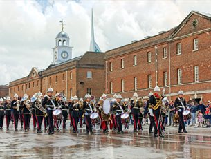 An Evening with the Royal Marines Band And Friends at Portsmouth Historic Dockyard