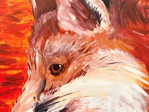 Picture of Fox painting 