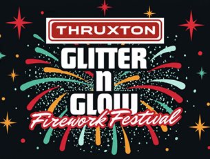 Glitter n Glow Firework Festival at Thruxton Race Circuit