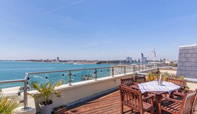 View across the Solent from Battery House