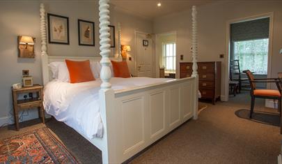 A room at The Pig Hotel in the New Forest