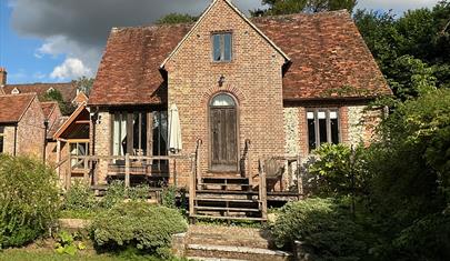 The exterior of Dovecote Cottage