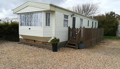 Southsea Caravan with a Garden