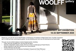 Contemporary Art Exhibition at the Woolff gallery at The Barn, Froxfield