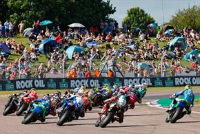 British Superbikes at Thruxton Race Circuit