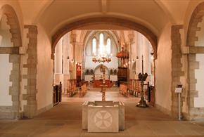 The interior of Portsmouth Cathedral