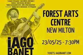 Iago Banet, 'The Galician King of Acoustic Guitar' at Forest Arts Centre