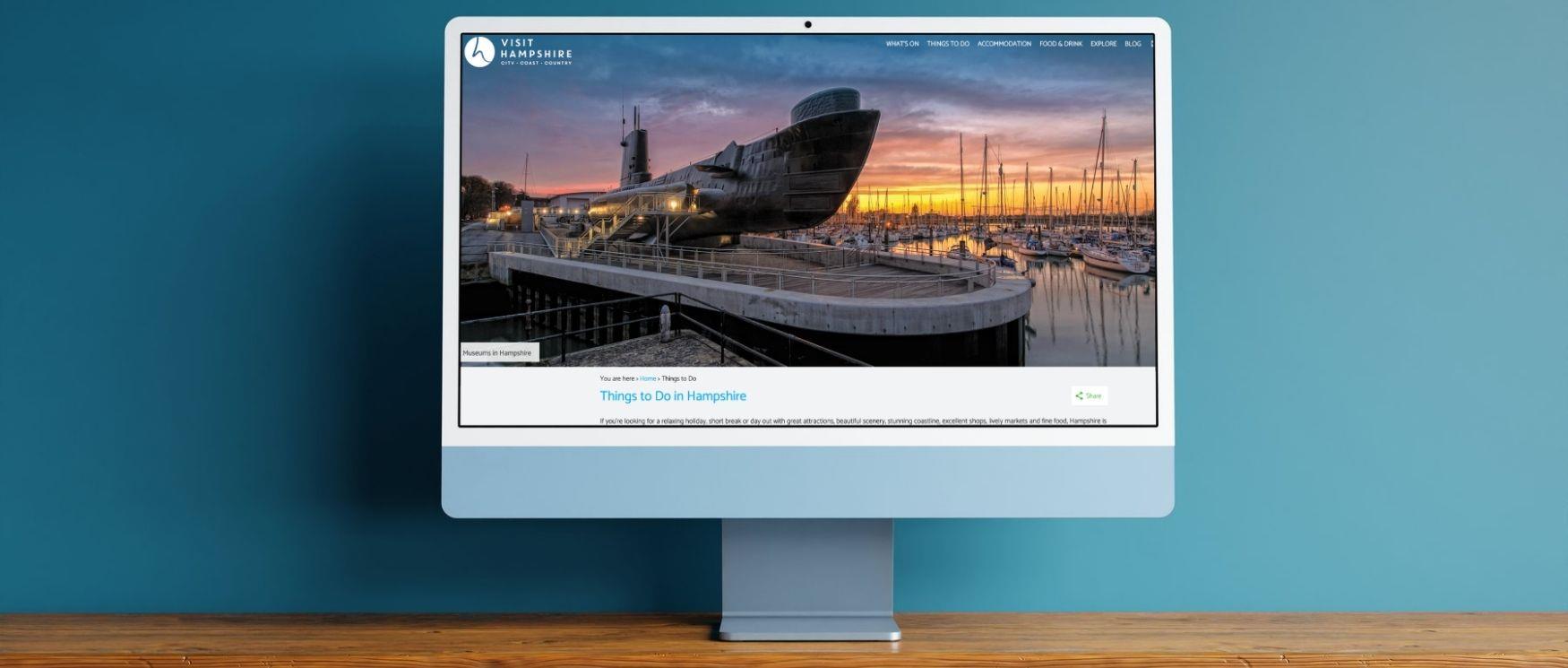 Advertising on Visit Hampshire