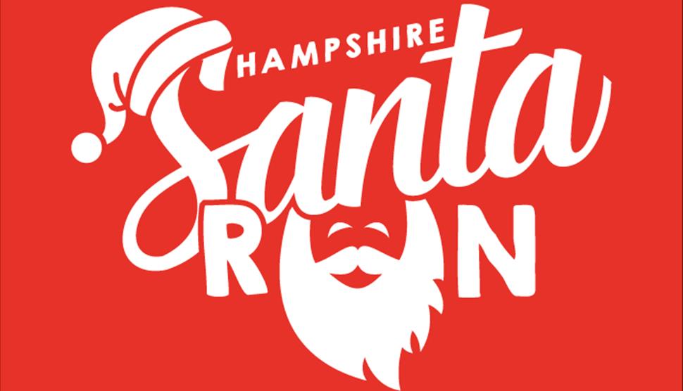 The Hampshire Santa Run at Thruxton Race Circuit