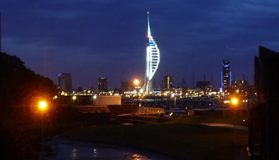 Across Portsmouth Harbour to Spinnaker Tower