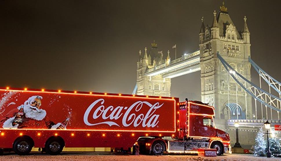 Coca-Cola truck at Southampton