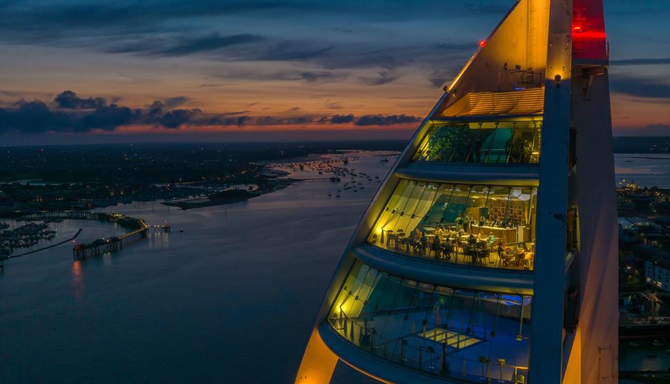 Sky Bar at Spinnaker Tower - image courtesy of Compass Photography