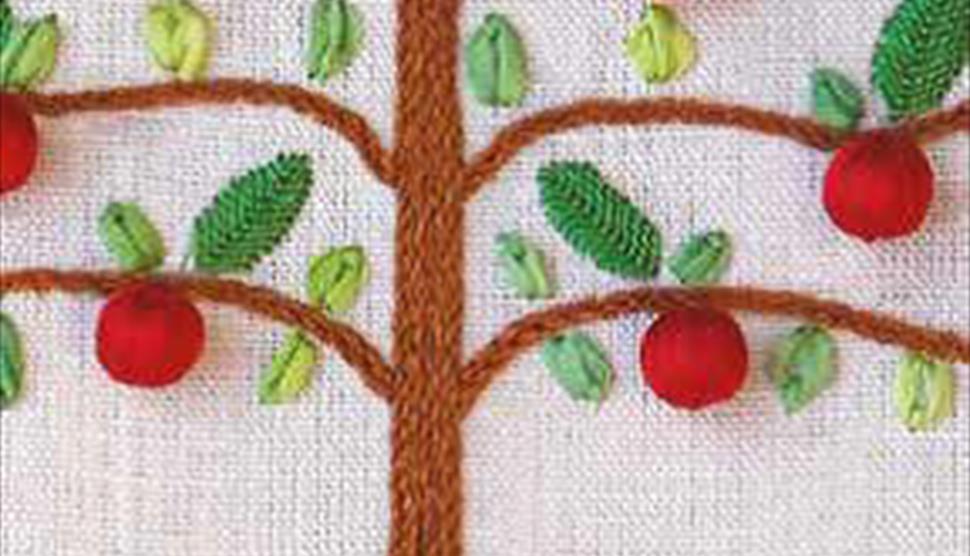 Embroidery Workshop: Espalier Apple Treeat Sir Harold Hillier Gardens