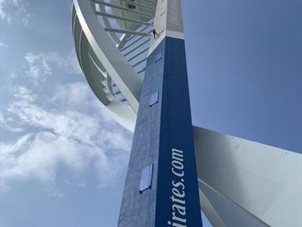 Abseil for Hounds for Heroes - spinnaker tower