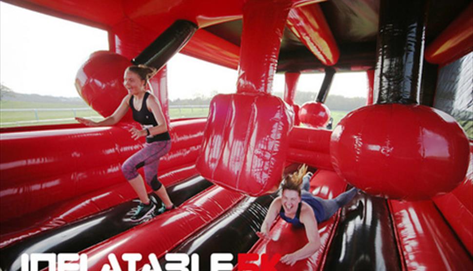 Inflatable 5k Obstacle Course Run at Farnborough International Exhibition and Conference Centre